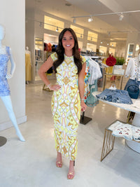 AFRM Cody Dress in Geo Scarf