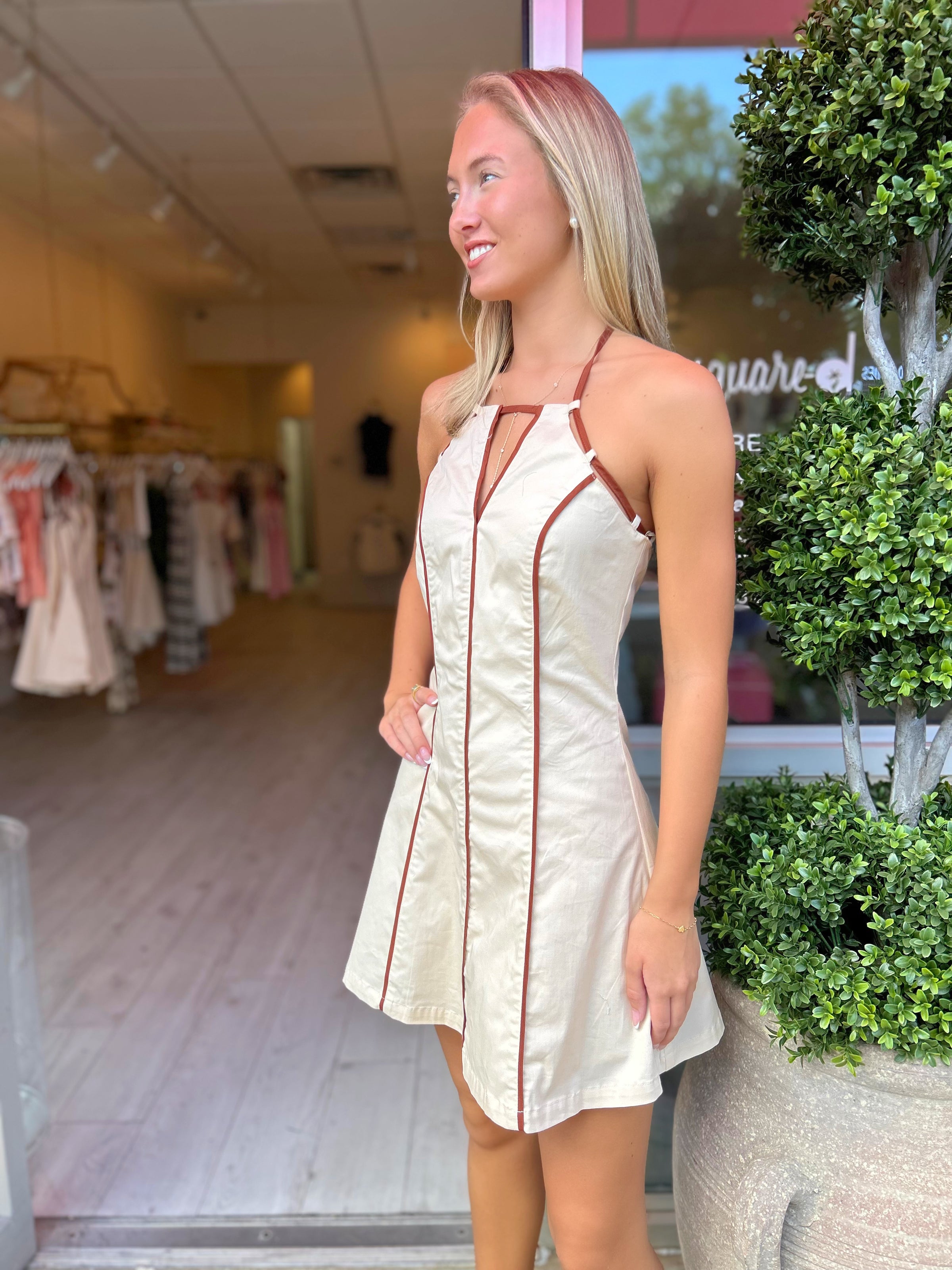 Julia A-Line Mini Dress