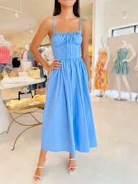 Moon River Starly Corset Midi Dress