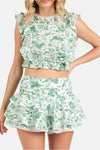 Vera Floral Ruffle Set