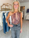 Runaway The Label Davey One Shoulder Top