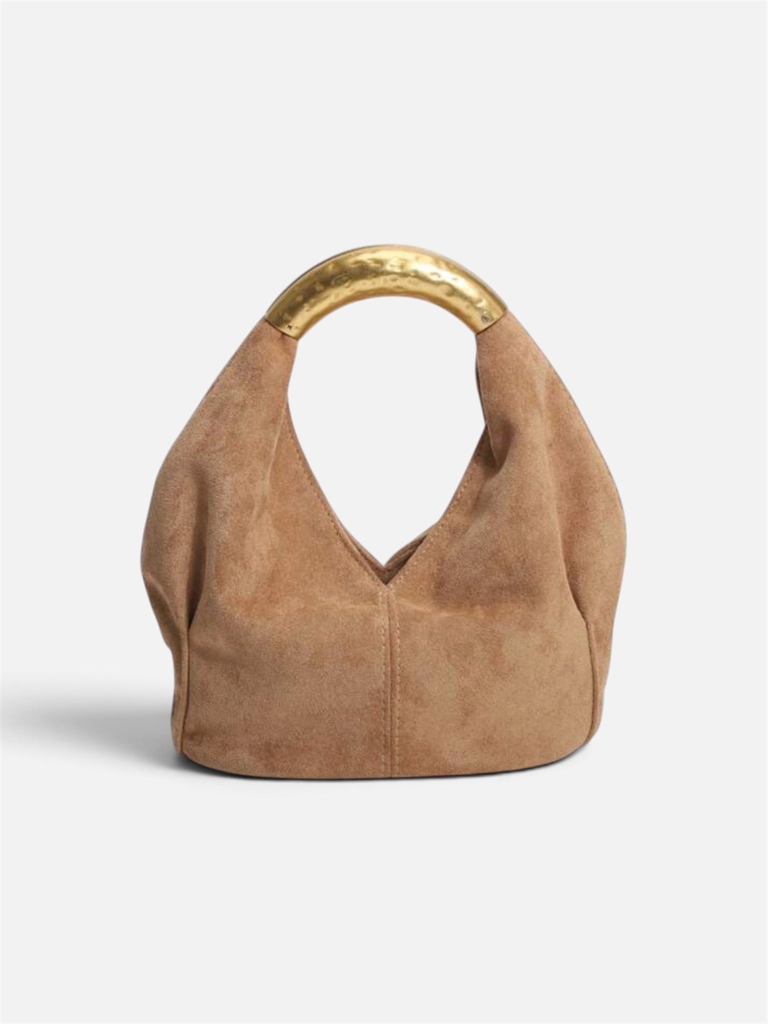 Rue Gold Hardware Suede Purse