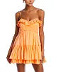RENTAL LoveShackFancy Linny Orange Mini Dress