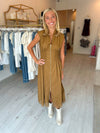 Noelle Zip Up Midi Dress