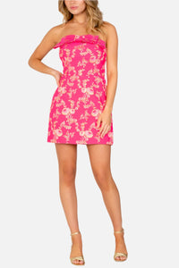 Lavender Brown Angelina Mini Dress