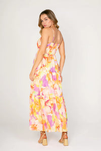 Lavender Brown Aurora Maxi Dress