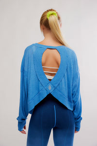 FP Movement My Time Layer Long Sleeve in Light Cobalt