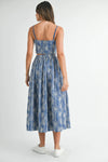 Marina Floral Printed Top & Midi Skirt Set