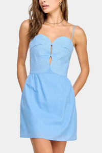 Reeves Top Stitch Mini Dress