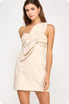 Emerson Knotted Flower Bow Mini Dress