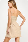Avery Top Stitch Mini in Taupe