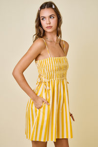Emmett Smocked Stripe Mini