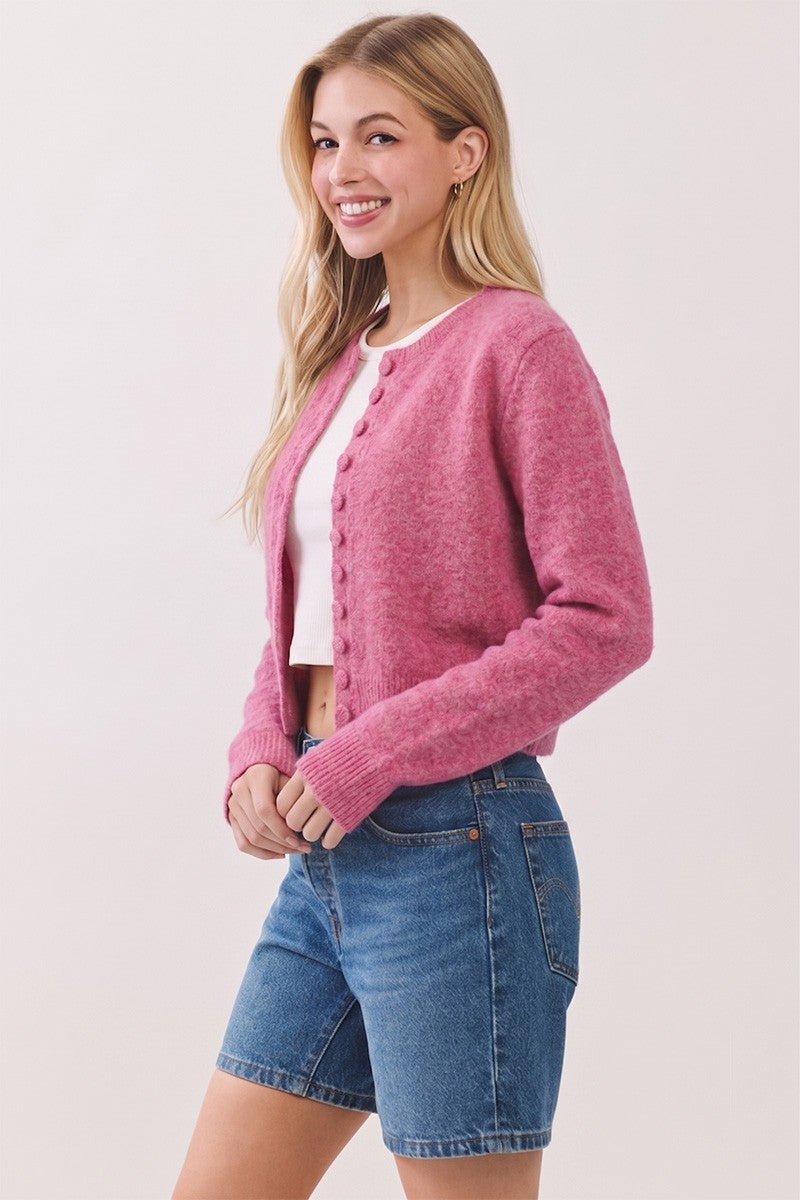 Jane Button Down Long Sleeve Cardigan