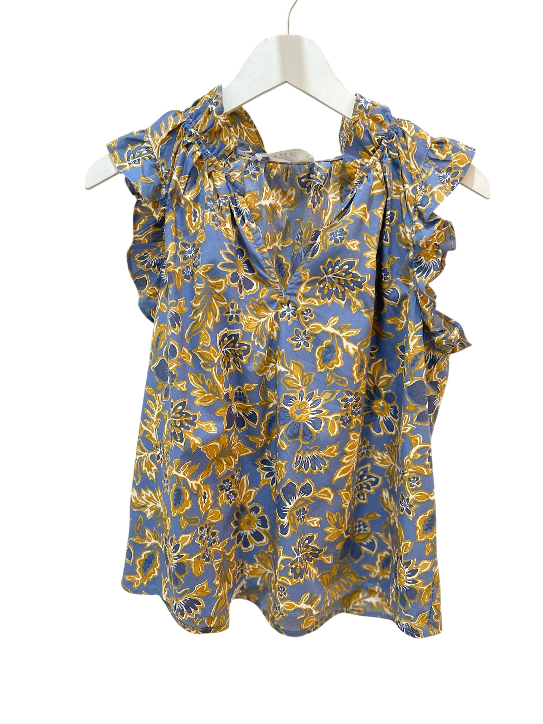 Maya Floral Sleeveless Blouse