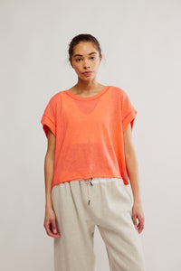 FP Movement My Time Tee in Neon Coral