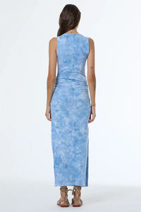 YFB Tamara Dress in Blue Auracloud Wash