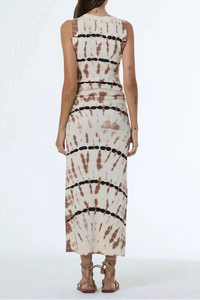 YFB Tamara Maxi Dress in Fawn Cuba Wash