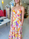 Lavender Brown Aurora Maxi Dress