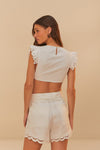 FARM Rio Butterfly Richelieu Blouse