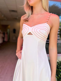 Dalia Braided Shoulder Strap Maxi
