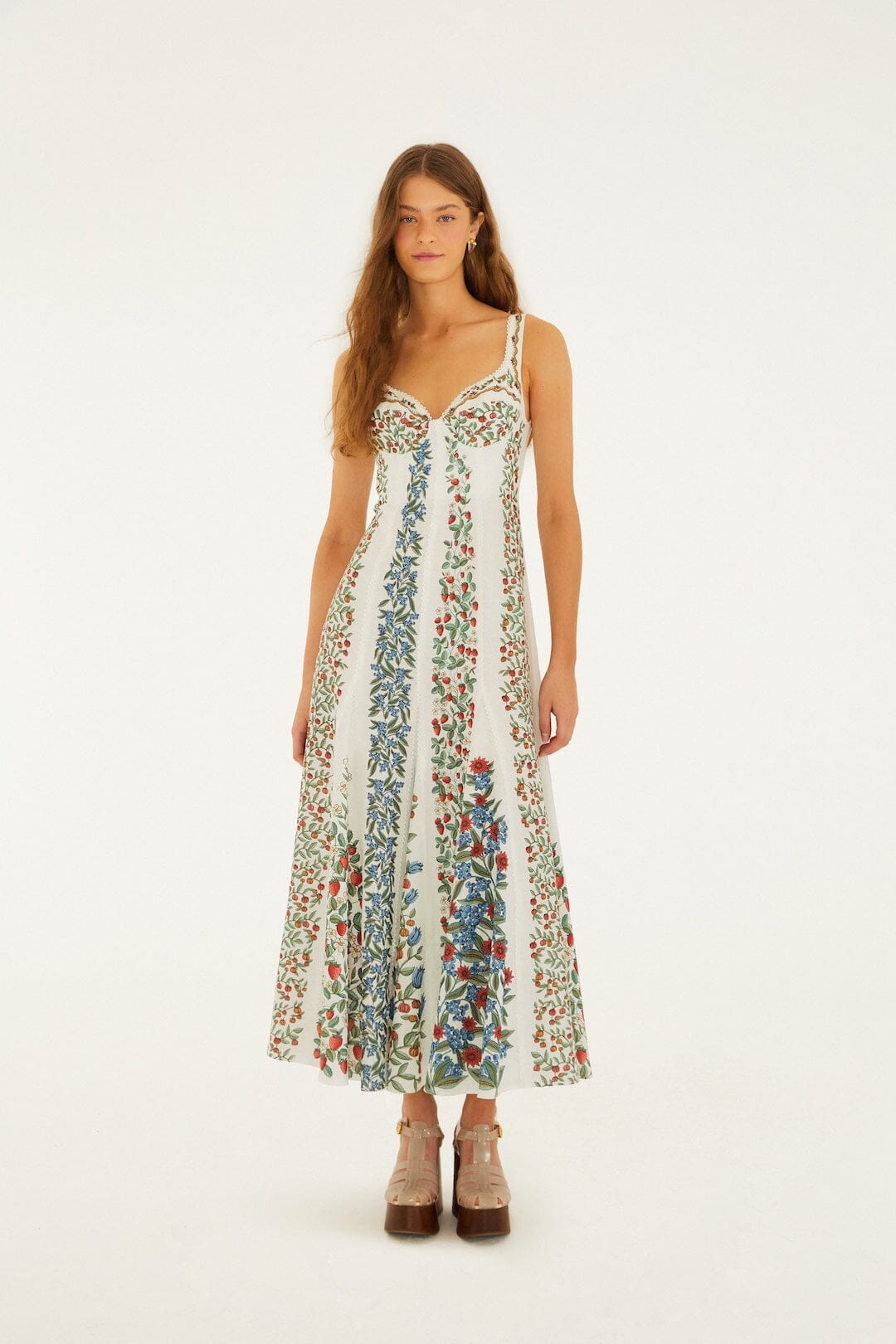 FARM RIO Fruit Beauty Off-White Maxi