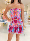 Hollie Smocked Ruffle Mini Dress