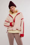 FP Movement Mountain High 1/2 Zip in Ballet Slipper