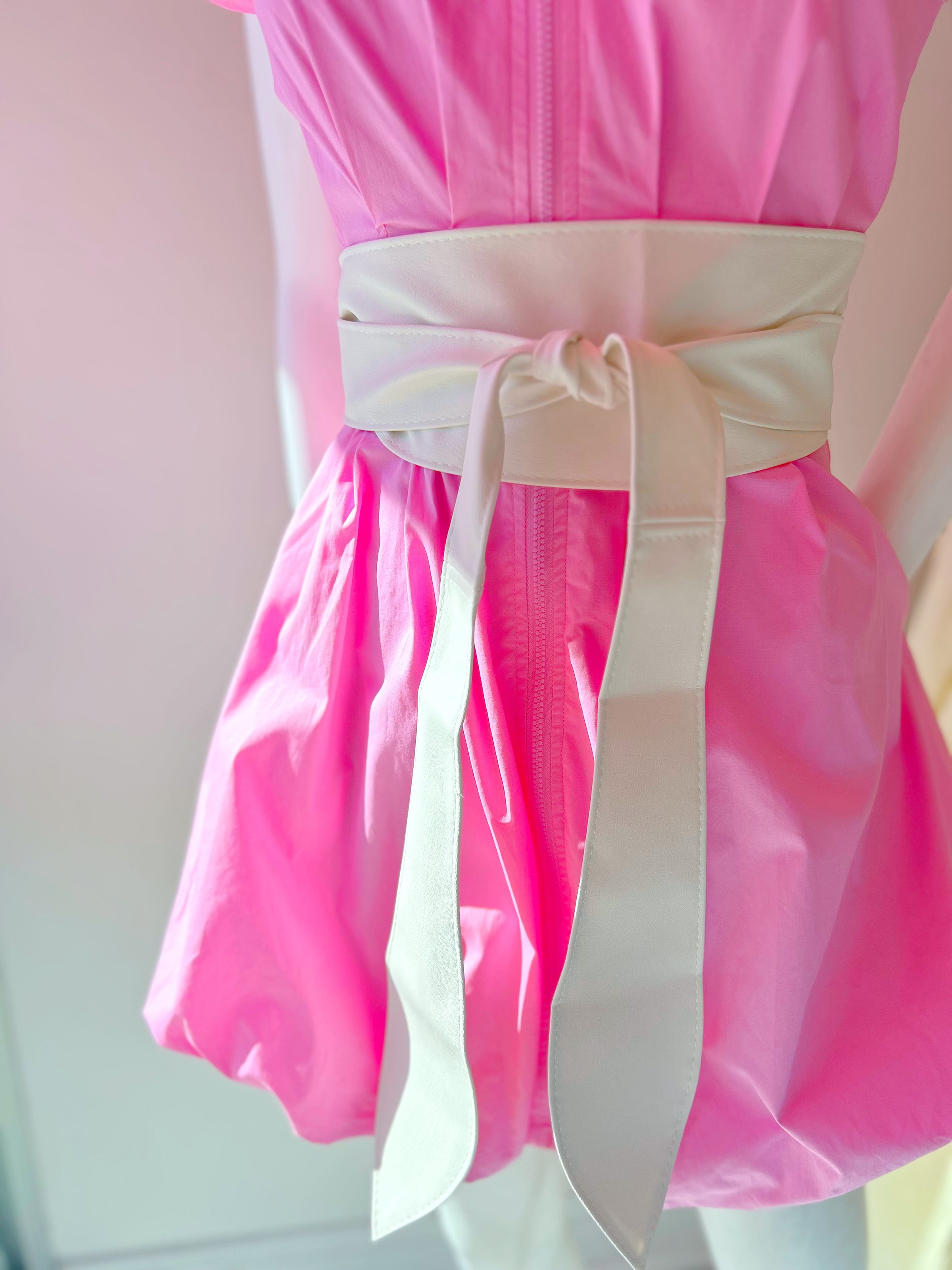 Taylor Wrap Belt in White