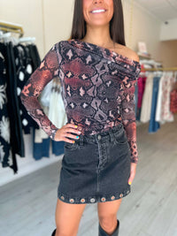 AFRM Barry Top in Scattered Snake