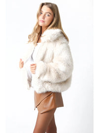 Emily Faux Fur Zip Up Jacket