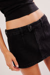 Free People Galivanting Skort in Black