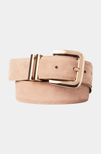 Billini Delta Belt in Fawn Suede
