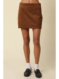 Sadler Suede Mini Skirt