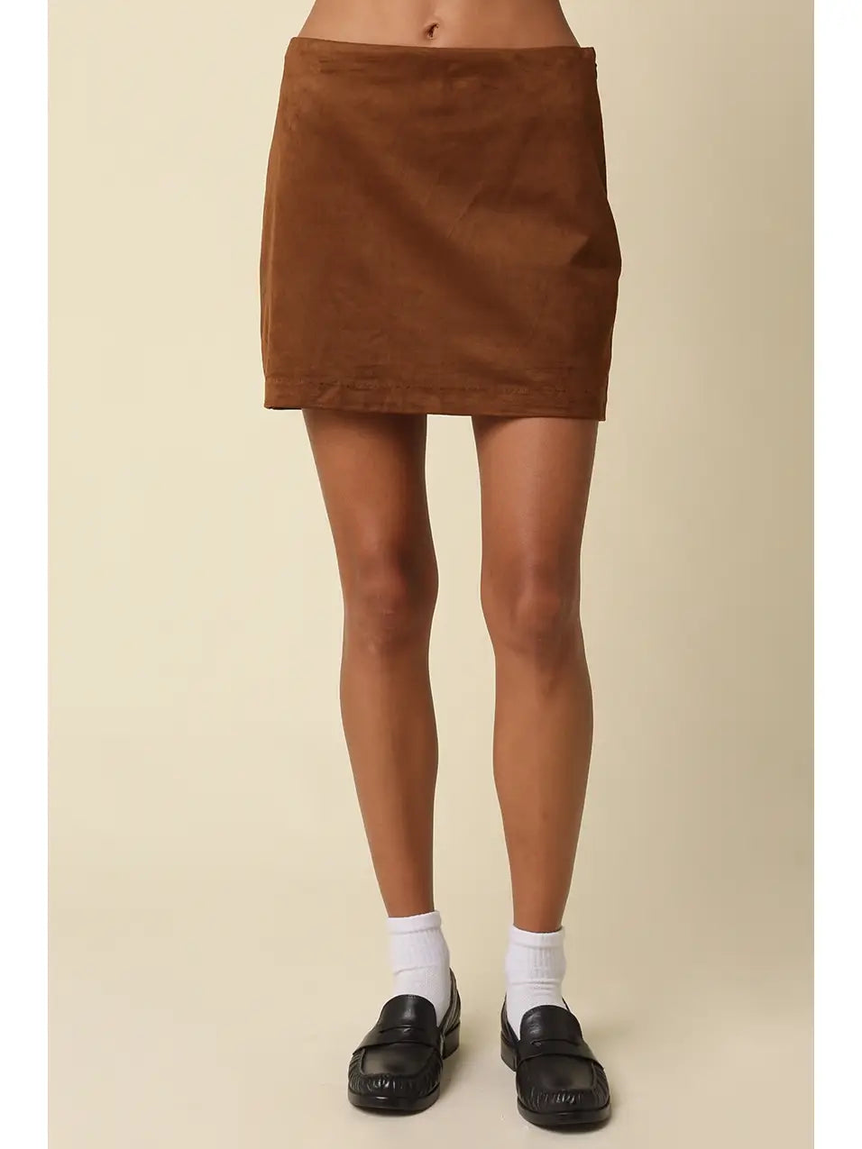 Sadler Suede Mini Skirt