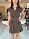 Steve Madden Dyanne Dress in Dark Espresso