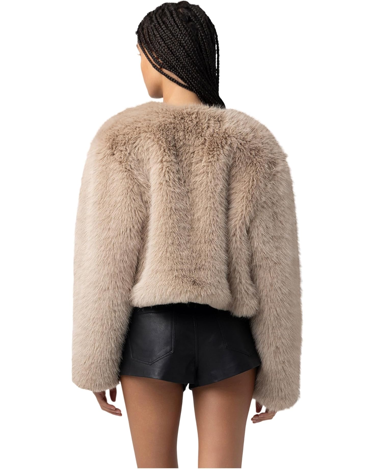BLANK NYC Prime Asset Faux Fur Jacket