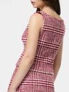 French Connection Riley Square Neck Sleeveless Top
