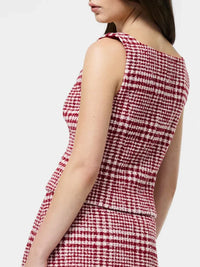 French Connection Riley Square Neck Sleeveless Top