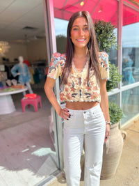 FARM RIO Boho Beauty Short Sleeve Top