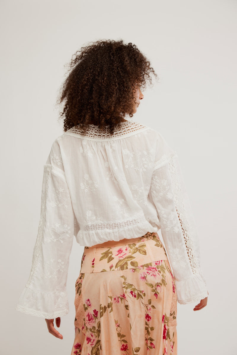 Free People Sweet Love Blouse