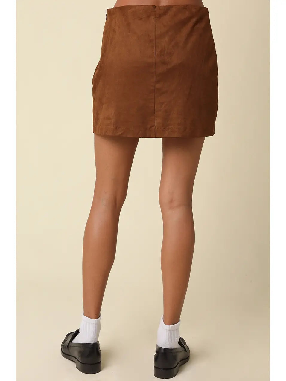 Sadler Suede Mini Skirt