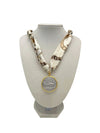 Virtue Vintage Coin Scarf Necklace