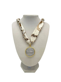 Virtue Vintage Coin Scarf Necklace