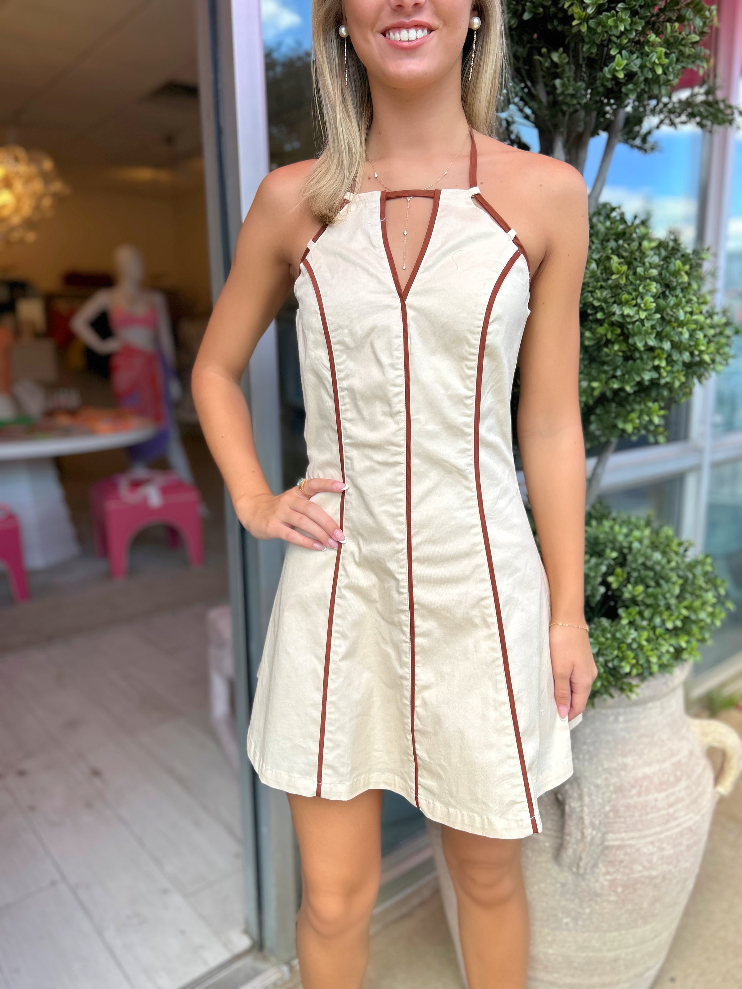 Julia A-Line Mini Dress