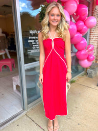 Maddie Halter Cutout Midi Dress