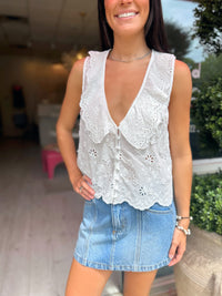 Heartloom Marley Top in Eggshell