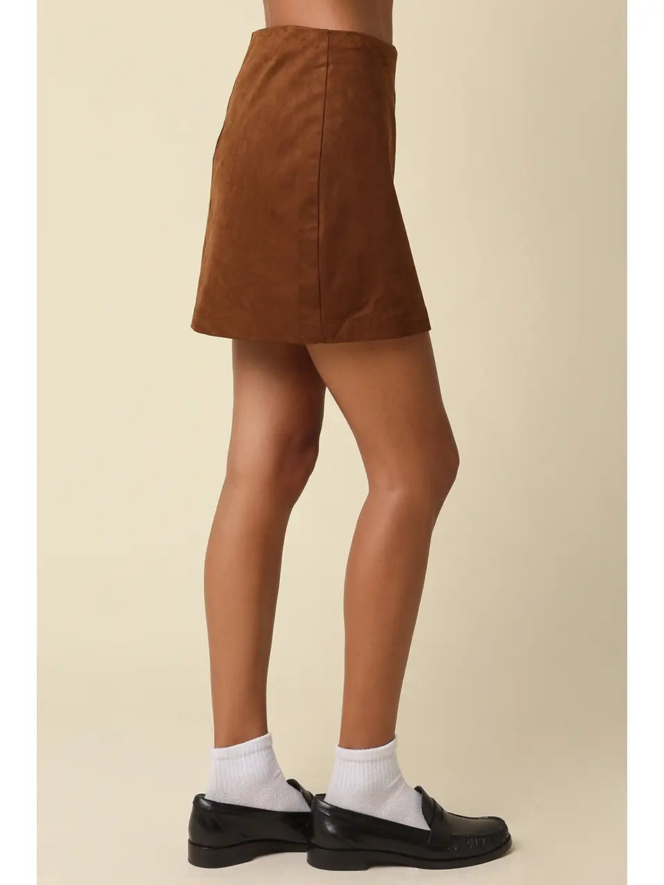 Sadler Suede Mini Skirt