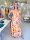 Lavender Brown Aurora Maxi Dress