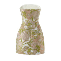 Willow Pastel Jacquard Mini Dress