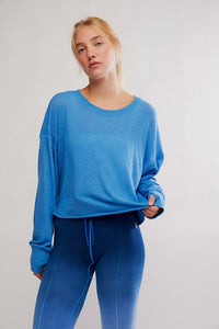 FP Movement My Time Layer Long Sleeve in Light Cobalt